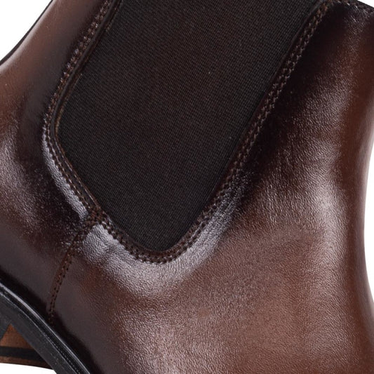 Botin Vestir Suela Cuero