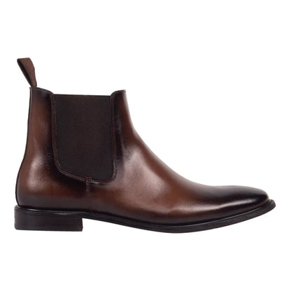 Botin Vestir Suela Cuero