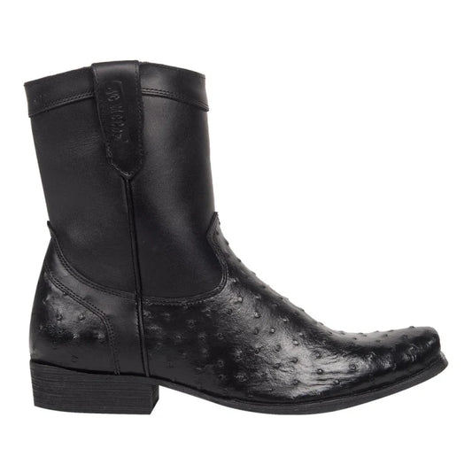 Botin Vaquero Grabado Avestruz para Caballero